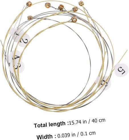 Toyandona 19pcs Lyre Harp Strings Tuning Wretch Association for Beginner Lyrical Instruments in Saudi Arabia