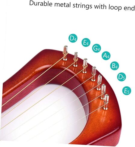 Toyandona 19pcs Lyre Harp Strings Tuning Wretch Association for Beginner Lyrical Instruments in Saudi Arabia