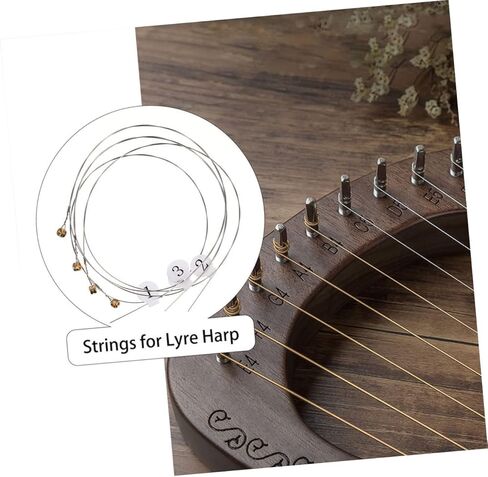Toyandona 19pcs Lyre Harp Strings Tuning Wretch Association for Beginner Lyrical Instruments in Saudi Arabia
