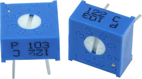 Hordion 24Pcs 10K Ohm Trim Potentiometer with Knob, Breadboard Trimmer Potentiomete for Arduino, Blue in Saudi Arabia
