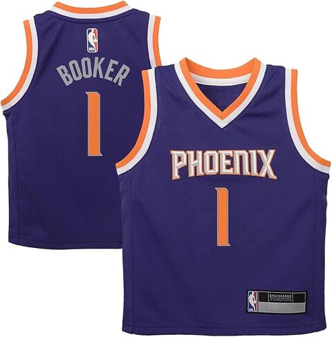 Devin Booker Phoenix Suns NBA Kids Toddler 2-4 Purple Icon Edition Player Jersey in Saudi Arabia