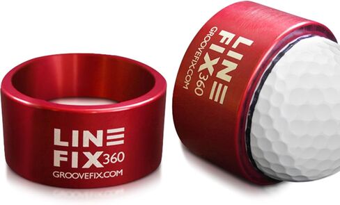 LineFix360 (Black) Golf Ball Alignment Marker – Precision 360° Line Tool for Enhanced Putting Accuracy in Saudi Arabia