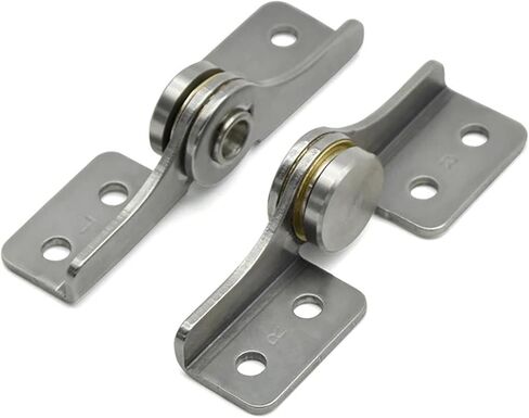High Torque Damping Rotating Shaft 304 Stainless Steel Random Stop Torque Hinge Metal Non-Adjustable Damping Hinge Positioning 1Pcs(5-16-2.0NLeft) in Saudi Arabia