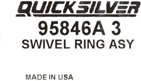 Mercury Quicksilver Boat Dwivel Ring Tube 95846A3 | التوجيه (مجموعة) in Saudi Arabia
