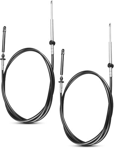 9FT Throttle Shift Remote Control Cable Fit for Johnson Evinrude BRP OMC Outboard Engine Replace 0173109, 2Pcs in Saudi Arabia