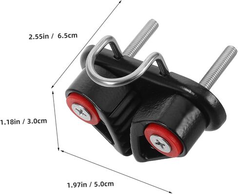 Milisten Rope Connector Clamp - Aluminium Portable and Versatile Rope Fastener with Cam Mechanism for Gym Training Fitness in Saudi Arabia