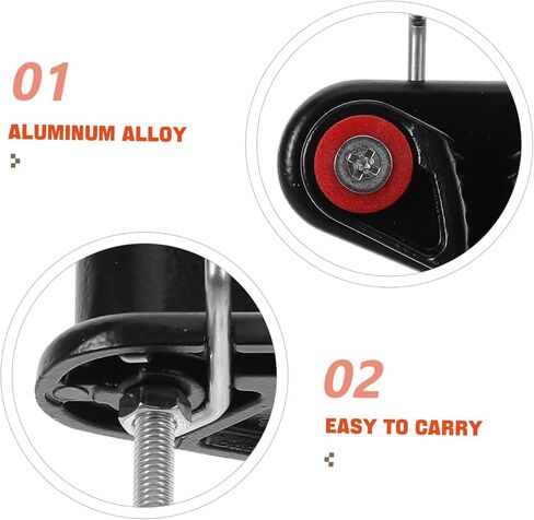 Milisten Rope Connector Clamp - Aluminium Portable and Versatile Rope Fastener with Cam Mechanism for Gym Training Fitness in Saudi Arabia