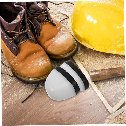NUOBESTY 1Pair Guard Durable Safety Shoe Toe Caps Puncture Protection White for Construction Workplace Safety Footwear in Saudi Arabia