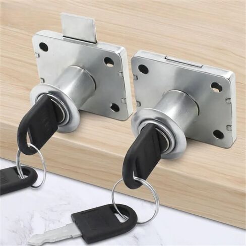 of Furniture Lock Locks Suitable for Bedside Tables, Wardrobes Drawers Hardware Accessory 2/4Pcs(4sets) in Saudi Arabia