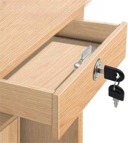 of Furniture Lock Locks Suitable for Bedside Tables, Wardrobes Drawers Hardware Accessory 2/4Pcs(4sets) in Saudi Arabia