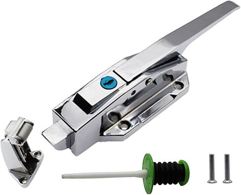 Refrigerator Or Freezer Metal Convex Door Zinc Alloy Handle Lock SL1178A 1Pcs in Kuwait