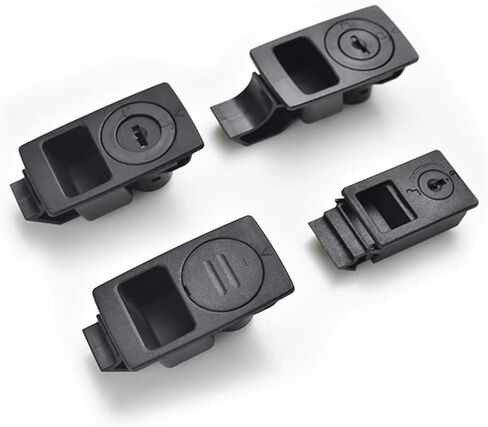 XK149 أسود باب القفل الباب السوداء رسم الربيع قابلة للسحب قفل لوحة مزلاج اللوحة 1pcs (XK149-1S) in Kuwait