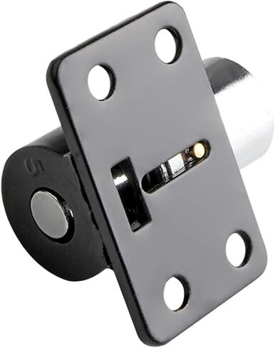 2 Keys Sliding Door Window Locks Safety Aluminum Alloy Security Lock Catches 1Pcs(Black) in Saudi Arabia