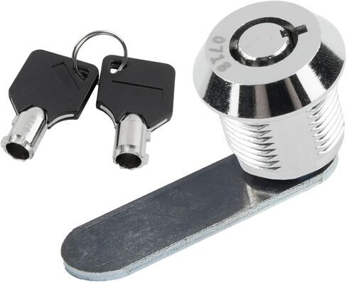 أسطوانة أقفال باب خزانة الباب قفل القفل القفل قفل صندوق خزانة مع 2 مفاتيح كام 16/20/25/30 مم 1pcs (25 مم) in Kuwait