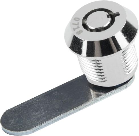 أسطوانة أقفال باب خزانة الباب قفل القفل القفل قفل صندوق خزانة مع 2 مفاتيح كام 16/20/25/30 مم 1pcs (25 مم) in Kuwait