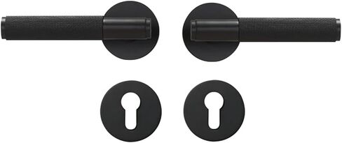 DOOROOM النحاس رافعة الباب مجموعة thumbturn قفل مقبض الأجهزة 1pcs (key-qbcf) in Saudi Arabia