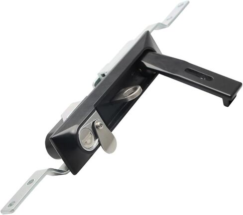 LG161Black Steel Door Connecting Rod Lock Industrial for Network Server Cabinet Control Lock 1Pcs in Saudi Arabia