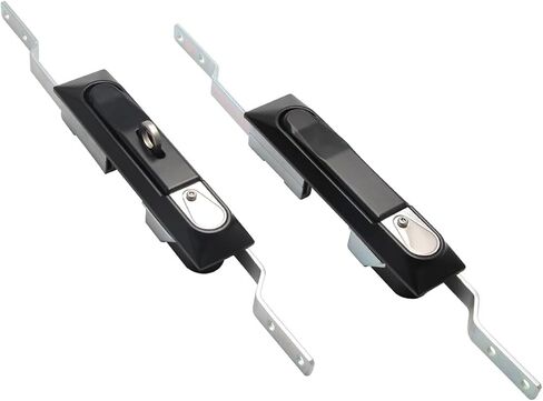 LG161Black Steel Door Connecting Rod Lock Industrial for Network Server Cabinet Control Lock 1Pcs in Saudi Arabia