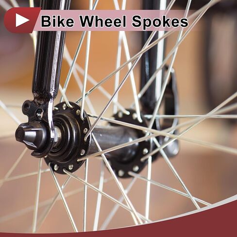 12 Set 14G Bicycle Spokes 293mm Bike Wheel Spokes 304 Stainless Steel Silver Tone in Saudi Arabia