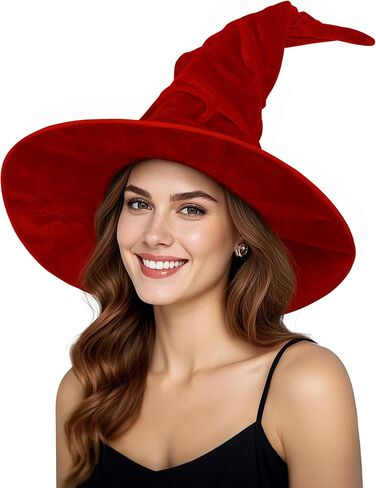 Homelex Witch Hat Halloween Adult Black Women's Witches Witches Hat Assume Assume for Party in Saudi Arabia