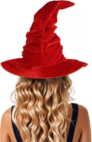 Homelex Witch Hat Halloween Adult Black Women's Witches Witches Hat Assume Assume for Party in Saudi Arabia