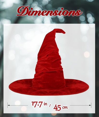 Homelex Witch Hat Halloween Adult Black Women's Witches Witches Hat Assume Assume for Party in Saudi Arabia