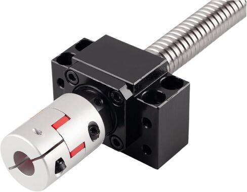 كرات الكرة المعدنية Nut C5 Ballscrew SFU1605 SET END CNC Machine Parts تحمل وضع الجوز BK BF MODE باستخدام برغي كرة الطابعة ثلاثية الأبعاد (1500 مم) in Saudi Arabia
