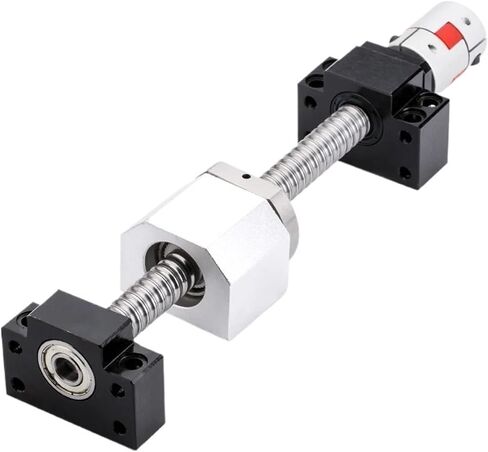 كرات الكرة المعدنية Nut C5 Ballscrew SFU1605 SET END CNC Machine Parts تحمل وضع الجوز BK BF MODE باستخدام برغي كرة الطابعة ثلاثية الأبعاد (1500 مم) in Saudi Arabia