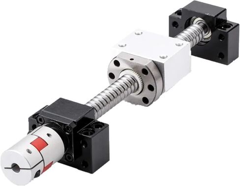 كرات الكرة المعدنية Nut C5 Ballscrew SFU1605 SET END CNC Machine Parts تحمل وضع الجوز BK BF MODE باستخدام برغي كرة الطابعة ثلاثية الأبعاد (1500 مم) in Saudi Arabia