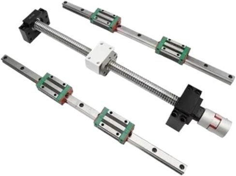 آلة التحكم في الكرة المزدوجة صامد الجوز المسمار 4pcs الكتلة الخطية HGW20CC 300-1000mm +2pcs دليل خطية Rail HGR20 +SFU1610 الكرة المسمار للأجزاء (600 مم) in Saudi Arabia