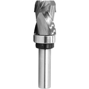 12mm 1/2" Shank Bearing Ultra-Performance Compression Flush Trim Solid Carbide CNC Router Bit End Mill Milling Cutters for Woodworking(NO.3 12.7mm Shank) in Saudi Arabia