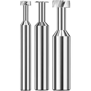 T Slot End Mill, T Slot Milling Aluminum Copper Machining Tool Tungsten Solid Carbide Groove End Mill 1pcs in Saudi Arabia