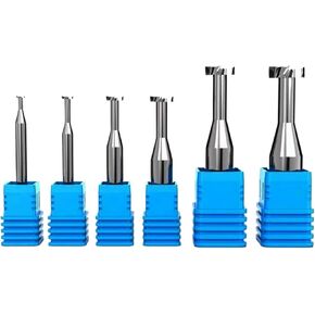 T Slot End Mill, 1pcs Carbide T Slot Milling Tungsten Steel End Mill Groove Machining Tool 3mm-20mm in Saudi Arabia