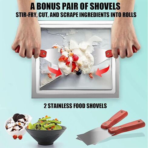Fried Ice Cream Roll Machine,Commercial Rolled Ice Cream Machine,Yogurt Cream Machine in Saudi Arabia