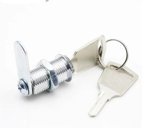Cam Lock with 2 Keys Diameter 12mm Zinc Alloy Easy Installed for Cabinet Drawer Furniture Hardware 1Pcs(Length 40mm B) in Saudi Arabia
