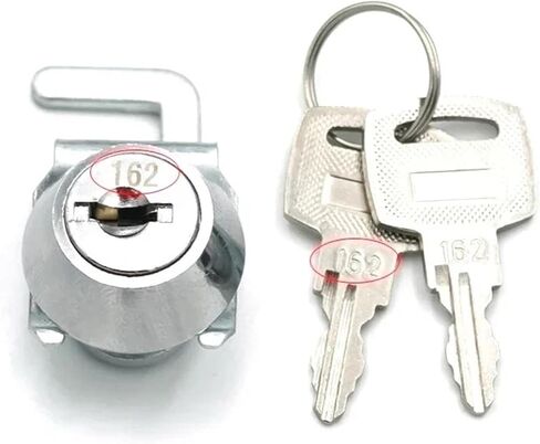Cam Lock for Cash Box Drawer Locker Metal Cabinet Airbox Lock 2008 1Pcs(Key Different) in Saudi Arabia