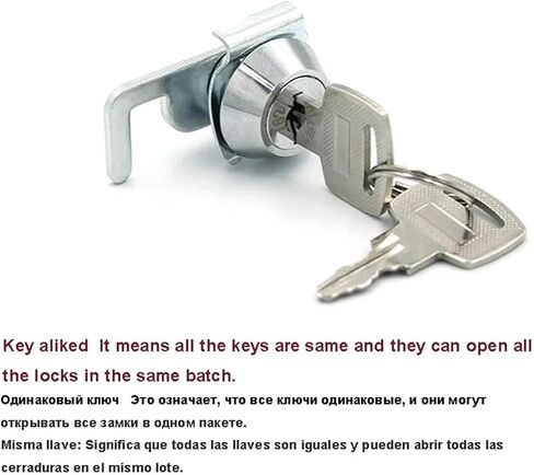 Cam Lock for Cash Box Drawer Locker Metal Cabinet Airbox Lock 2008 1Pcs(Key Different) in Saudi Arabia