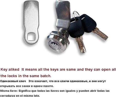 قفل 304 قفل الخزانة غير القابل للصدأ مع 2keys 2 قطعة كاميرا 3 طول MA121 1PCS (مفتاح نفسه) in Saudi Arabia