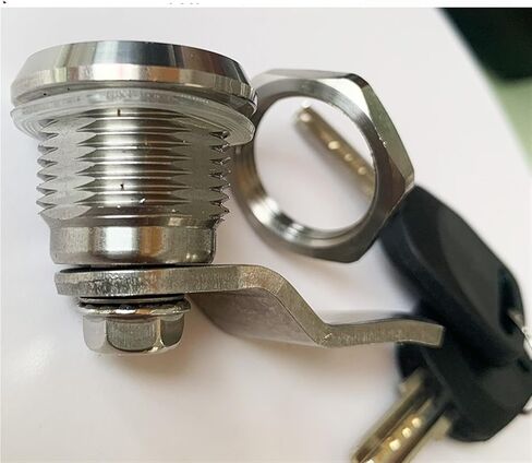 قفل 304 قفل الخزانة غير القابل للصدأ مع 2keys 2 قطعة كاميرا 3 طول MA121 1PCS (مفتاح نفسه) in Saudi Arabia