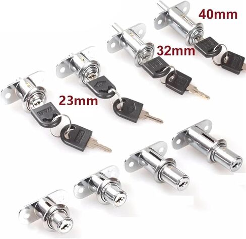 Cabinet Drawer Lock 23,32,40mm Keyed Alike Or Different Furniture Hardware 1Pcs(40mm Keyed Alike) in Saudi Arabia