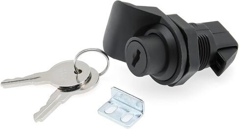 1Pcs Latch Button Lock Marine Hardware for Boat RV Trailer Cupboard Drawer Latch Lock with 2 Keys in Saudi Arabia