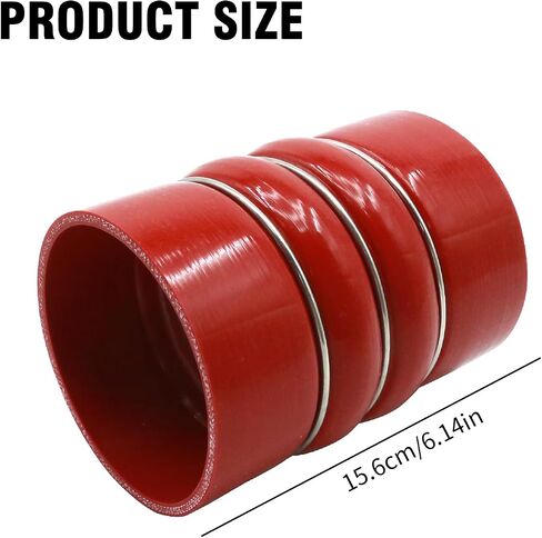 uoienrt 2pcs 4 "× 6" 4 بوصة خرطوم إنترنيو ، شحن مجموعات التمهيد خرطوم بارد الهواء مع مشابك t الترباس ، خرطوم توربو السيليكون (الأزرق) in Saudi Arabia