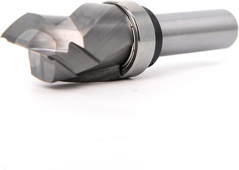 12mm 1/2" Shank Bearing Ultra-Performance Compression Flush Trim Solid Carbide CNC Router Bit End Mill Milling Cutters for Woodworking(NO.3 12.7mm Shank) in Saudi Arabia