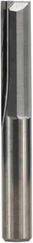 6mm Shank 2 Flute Straight End Mill Carbide CNC Router Bit Engraving Bit Straight Slot Milling Cutter Woodworking Tool(6x52mm) in Saudi Arabia