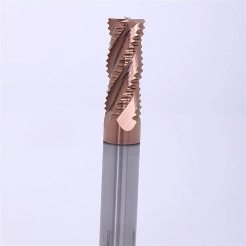 طاحونة نهاية الخشنة 1-20 كربيد 3 flutes 4f للألومنيوم الحديد الصلب MDF الألياف الزجاجية الأكريليك من البلاستيك النحاس النحاسي (الأزرق 4F ، 6.0x20x75l) in Saudi Arabia