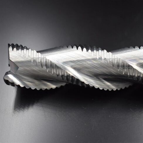 Roughing End Mill 1-20 Carbide 3 Flutes 4F for Steel Iron Aluminum MDF Fiberglass Acrylic Woodworking Copper Plastic(Blue 4F,6.0X20X75L) in Kuwait