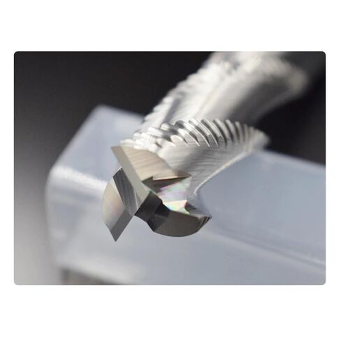 Roughing End Mill 1-20 Carbide 3 Flutes 4F for Steel Iron Aluminum MDF Fiberglass Acrylic Woodworking Copper Plastic(Blue 4F,6.0X20X75L) in Kuwait