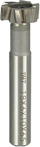 8/10/14/20mm Shank T Slot Milling Cutter HSS End Mill for Metal HSS Woodruff Key Seat Router Bit CNC Machine Milling Tool Router Bit(18x4x10x75L) in Saudi Arabia