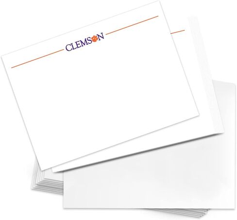 Desert Cactus Clemson University 10 Pack Notecards Stationery Cardstock Includes Envelopes Memo Party Thank You (Notecard 1b) in Saudi Arabia