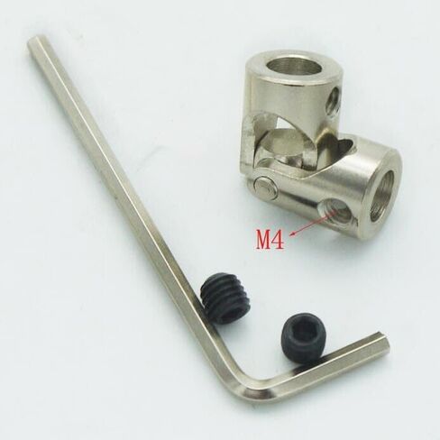 1pc Metal Universal Joint couplings, Universal Joint Head, Multi Specification Vehicle and Ship Model Fittings(3mmX5mm OD11 L23) in Saudi Arabia